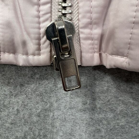 Free People Womens Size M Pink Bomber Jacket Full Zip Button Pockets - Picture 16 of 16